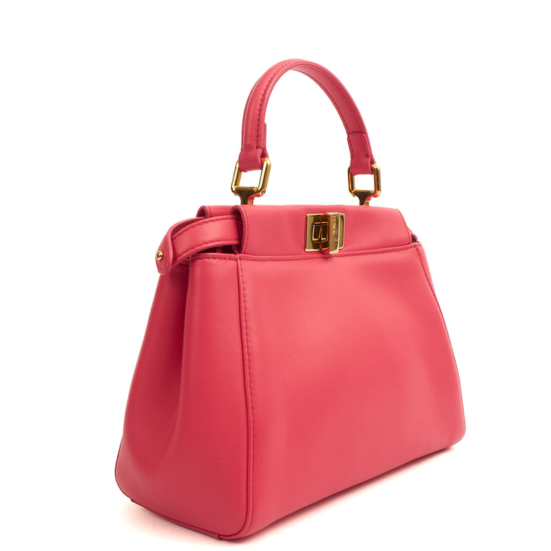 Picture of Fendi Top Handle Peekabo - Mini  in Pink, Leather