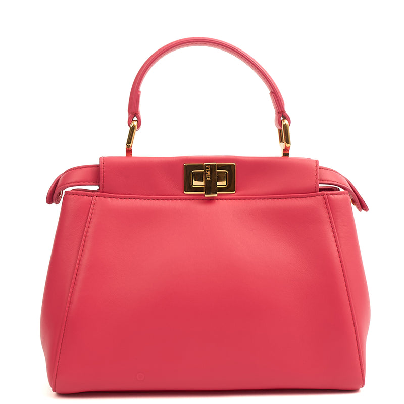 Picture of Fendi Top Handle Peekabo - Mini  in Pink, Leather