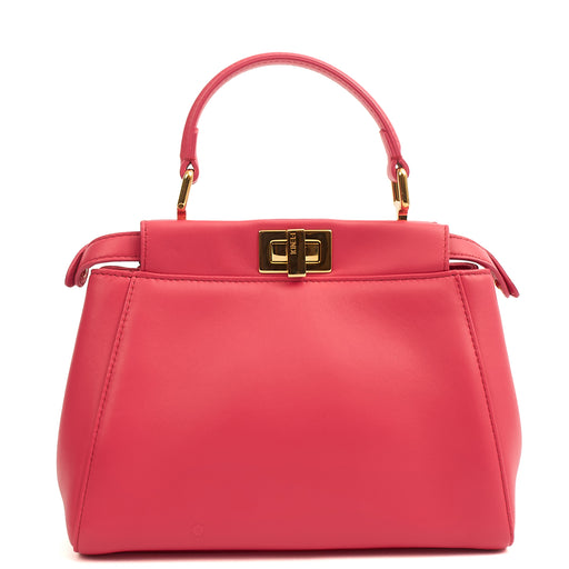 Picture of Fendi Top Handle Peekabo - Mini  in Pink, Leather