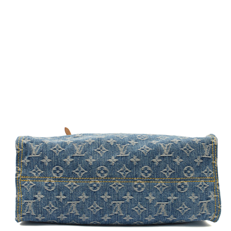 Picture of Louis Vuitton Tote On The Go MM in Denim, Leather