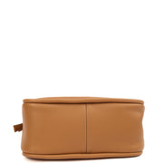 Picture of Prada Cross Body Darling Top-Handle Bag in Cognac, Leather