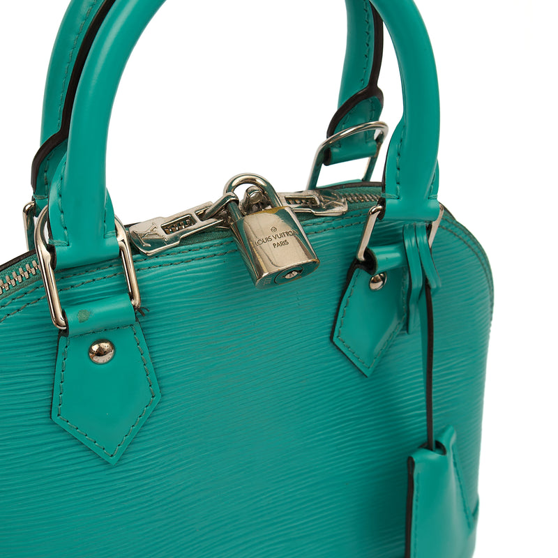 Picture of Louis Vuitton Top Handle Alma BB in Blue, Leather