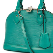 Picture of Louis Vuitton Top Handle Alma BB in Blue, Leather