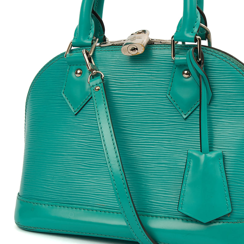 Picture of Louis Vuitton Top Handle Alma BB in Blue, Leather