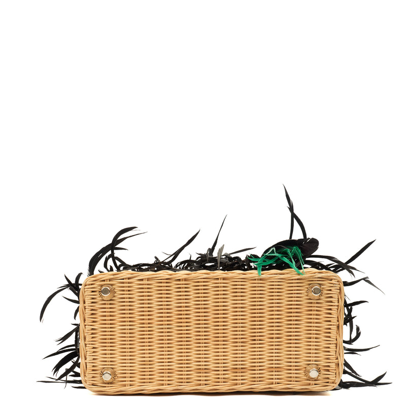 Picture of Prada Tote Midollino in Neutral, Wicker