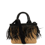 Picture of Prada Tote Midollino in Neutral, Wicker