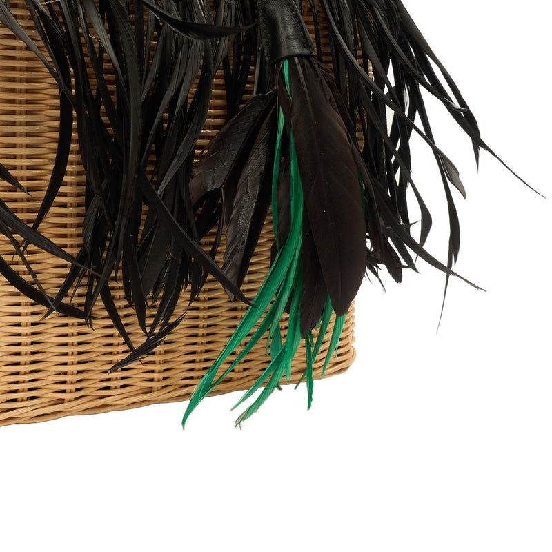 Picture of Prada Tote Midollino in Neutral, Wicker