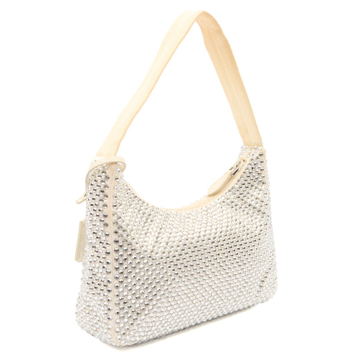 Picture of Prada Mini Bag  Satin Mini-bag in White, Fabric