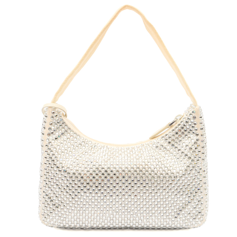 Picture of Prada Mini Bag  Satin Mini-bag in White, Fabric