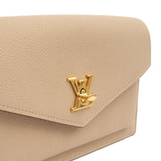 Picture of Louis Vuitton Cross Body Mylockme Chain Pochette in Neutral, Leather