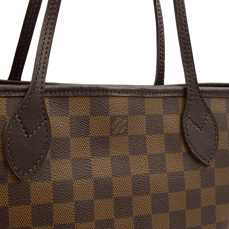 Picture of Louis Vuitton Shoulder Bag Neverfull PM in Damier Ebene, Canvas