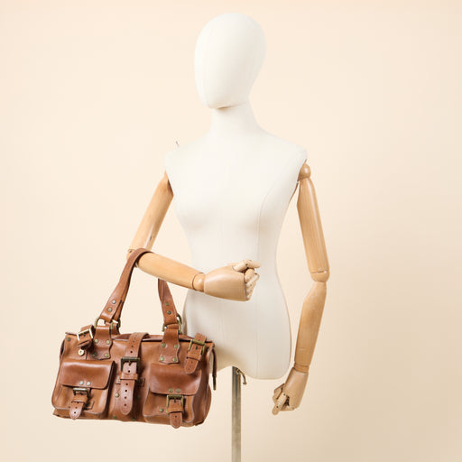 Picture of Mulberry Tote Roxanne in Oak, Leather