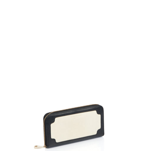 Picture of Aspinal of London Continental Purse in Neutral, Leather