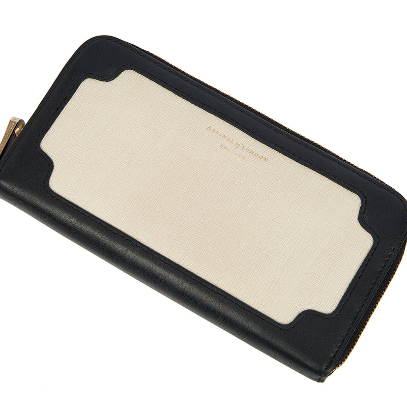 Picture of Aspinal of London Continental Purse in Neutral, Leather