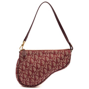 Picture of Christian Dior Mini Bag Saddle Pochette in Red, Fabric
