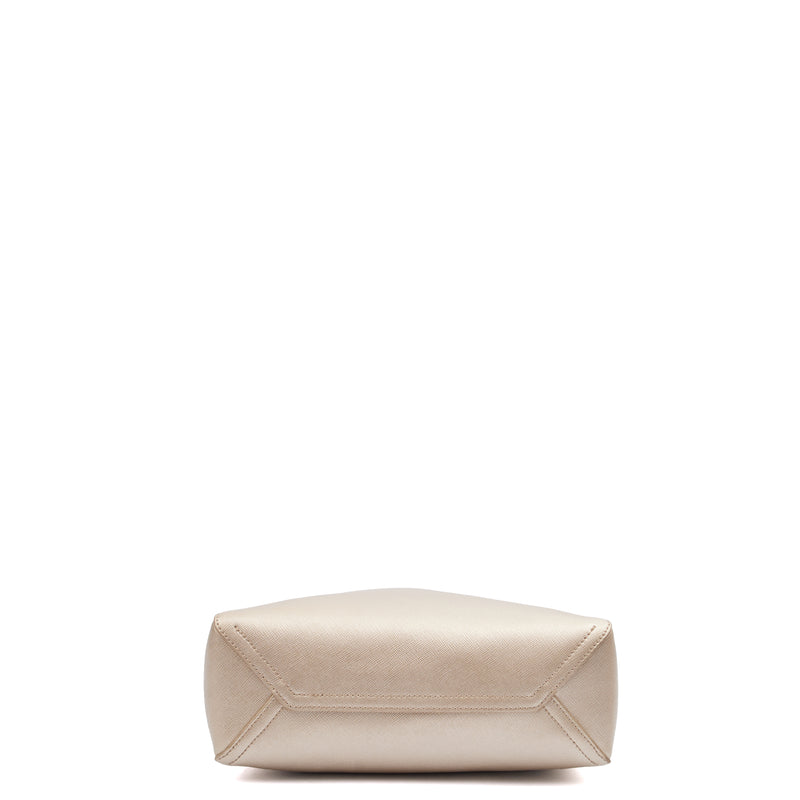 Picture of Aspinal of London Tote London Tote - Midi in Metallic, Leather