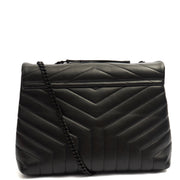 Picture of Saint Laurent Shoulder Bag Lou Lou - Medium in Black, Leather