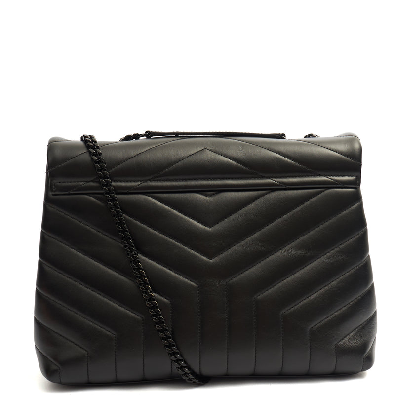 Picture of Saint Laurent Shoulder Bag Lou Lou - Medium in Black, Leather