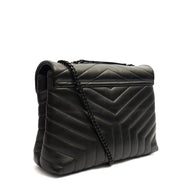 Picture of Saint Laurent Shoulder Bag Lou Lou - Medium in Black, Leather