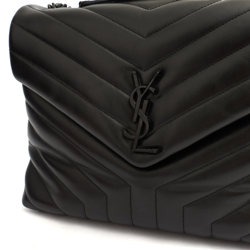 Picture of Saint Laurent Shoulder Bag Lou Lou - Medium in Black, Leather