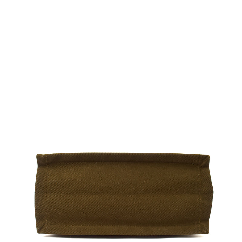 Picture of Saint Laurent Tote Rive Gauche Tote in Green, Fabric