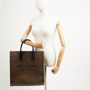 Picture of Saint Laurent Tote Rive Gauche Tote in Green, Fabric