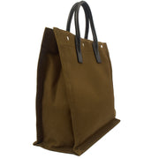 Picture of Saint Laurent Tote Rive Gauche Tote in Green, Fabric
