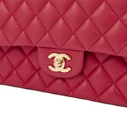 Picture of Chanel Shoulder Bag Classic Double Flap - Medium in Red, Leather