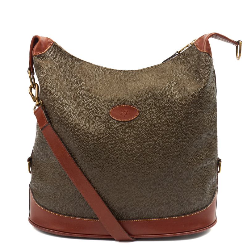 Picture of Mulberry Tote Scotchgrain Shoulder Bag in Brown, Leather