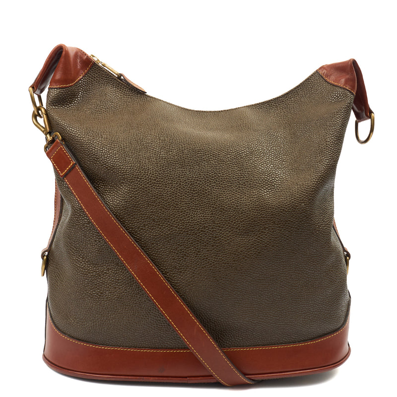 Picture of Mulberry Tote Scotchgrain Shoulder Bag in Brown, Leather