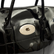 Picture of Mulberry Tote Bayswater Heritage in Black, Patent Leather