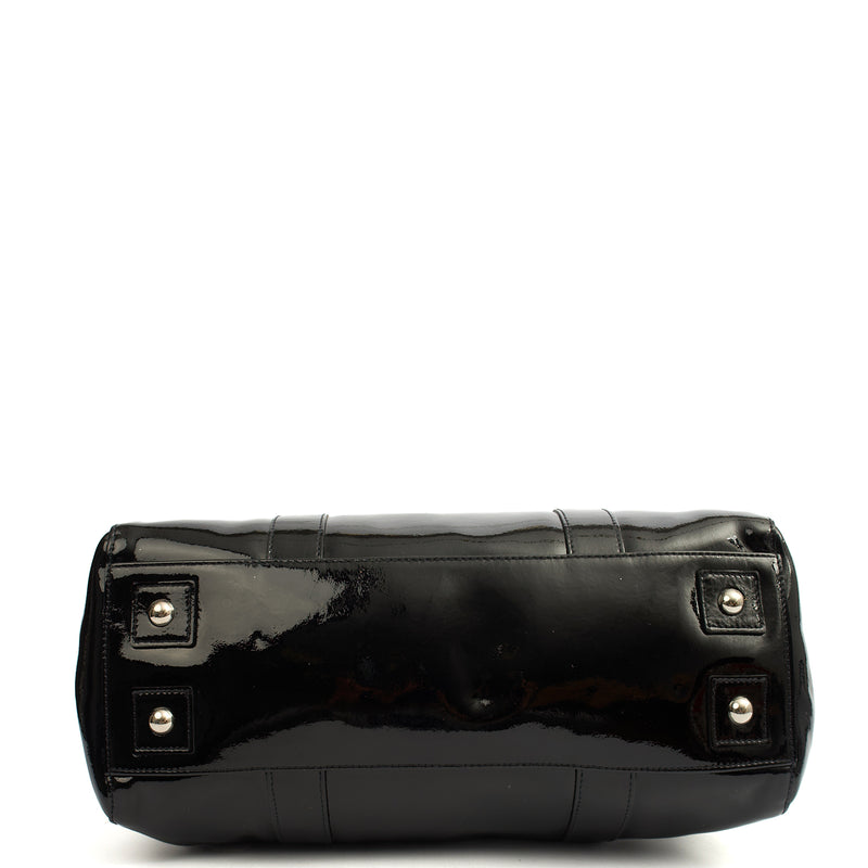 Picture of Mulberry Tote Bayswater Heritage in Black, Patent Leather