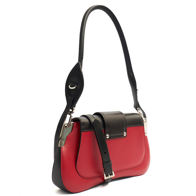 Prada Cross Body Sidonie  in Red, Calfskin