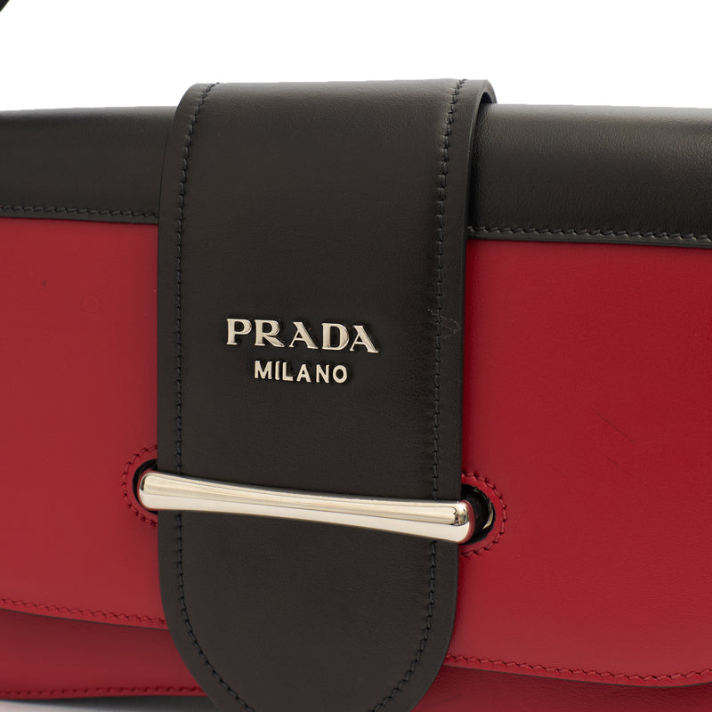 Prada Cross Body Sidonie  in Red, Calfskin