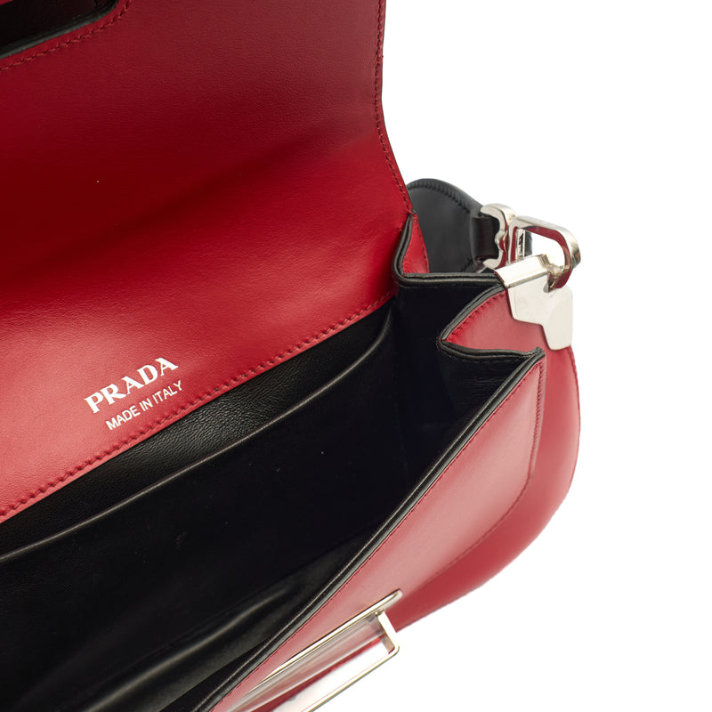 Prada Cross Body Sidonie  in Red, Calfskin