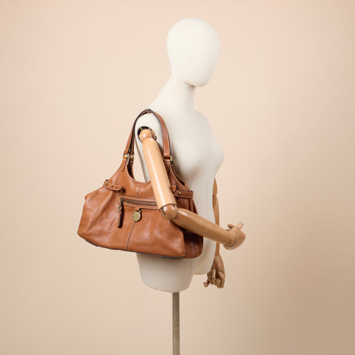Picture of Mulberry Shoulder Bag Somerset Tote in Oak, Leather