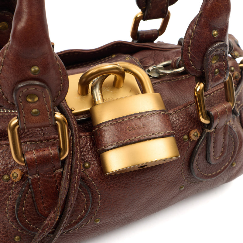 Picture of Chloe Mini Bag Paddington - Mini in Brown, Calfskin Leather
