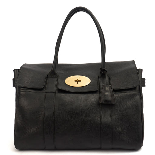 Picture of Mulberry Tote Bayswater Heritage in Black, Leather