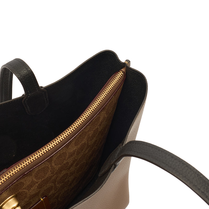 Picture of Coach Tote Willow Tote in Dark Stone, Leather