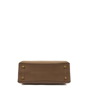 Picture of Coach Tote Willow Tote in Dark Stone, Leather