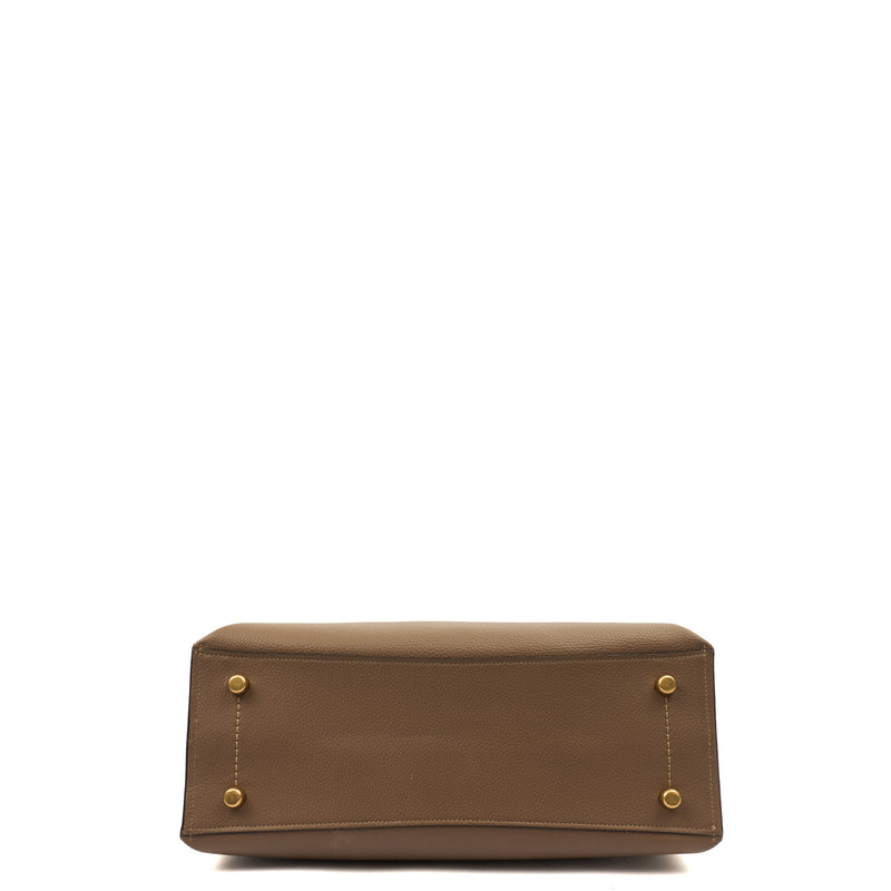 Picture of Coach Tote Willow Tote in Dark Stone, Leather