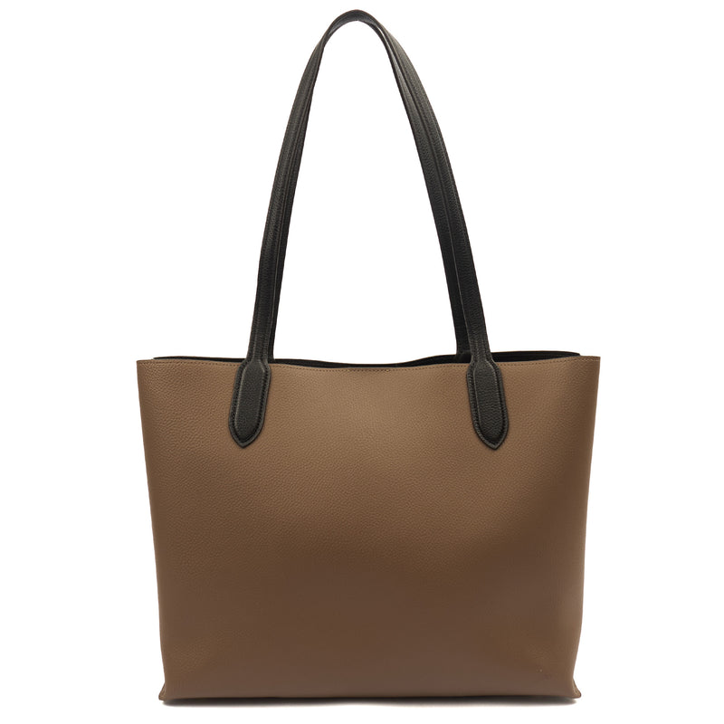 Picture of Coach Tote Willow Tote in Dark Stone, Leather