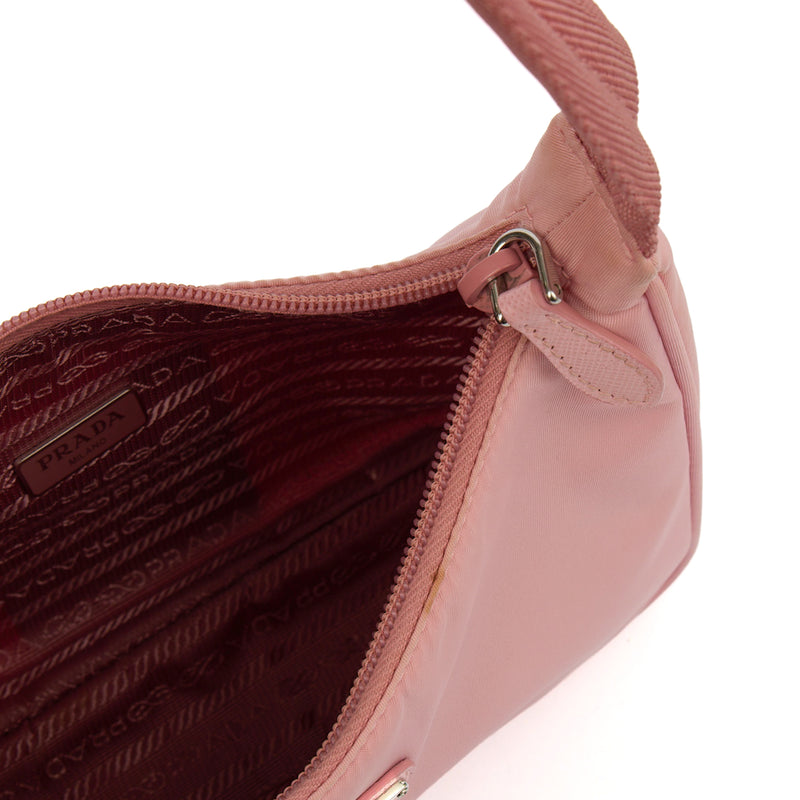 Picture of Prada Shoulder Bag Re-edition 2000 Nylon Mini Bag in Pink, Nylon