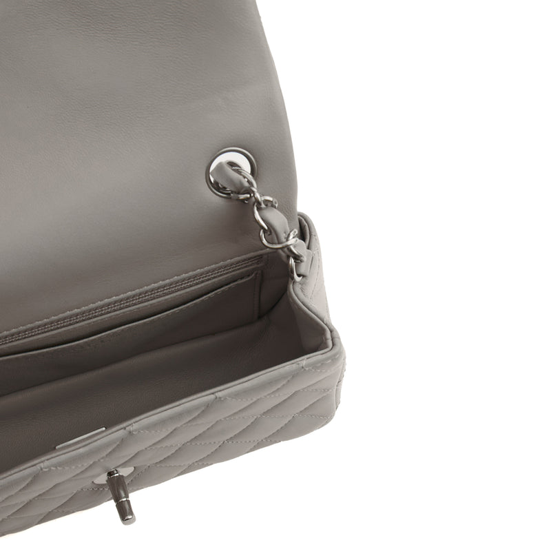 Picture of Chanel Cross Body Classic - Mini (Rectangular) in Grey, Calfskin Leather