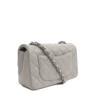 Picture of Chanel Cross Body Classic - Mini (Rectangular) in Grey, Calfskin Leather