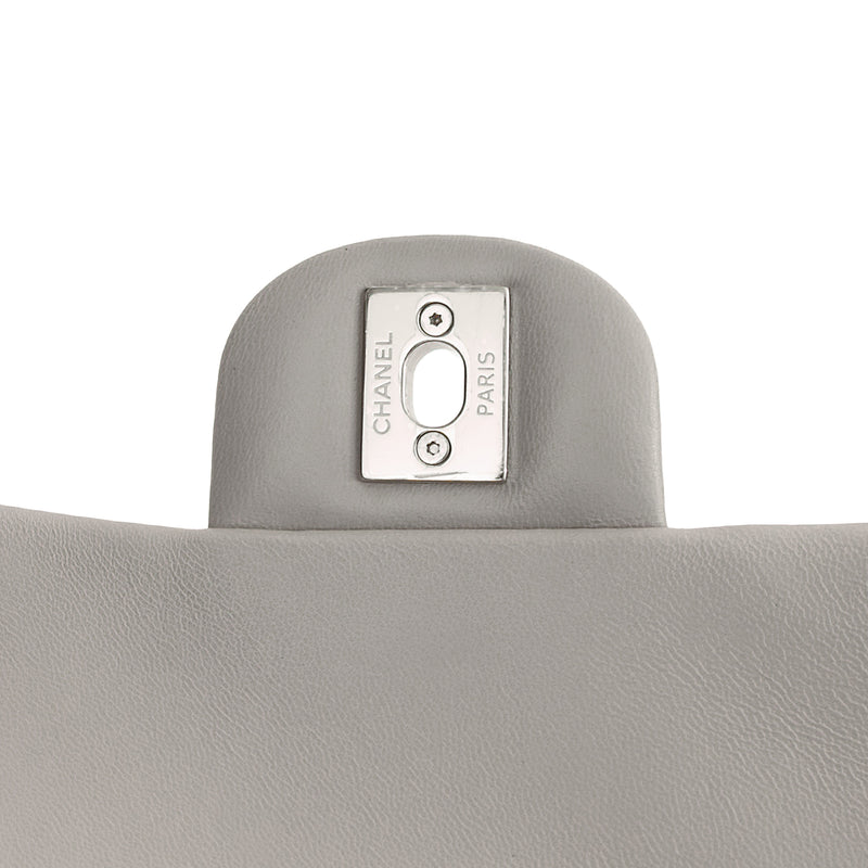 Picture of Chanel Cross Body Classic - Mini (Rectangular) in Grey, Calfskin Leather
