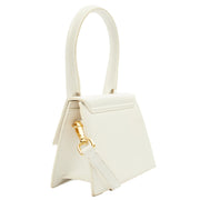 Picture of Jacquemus Cross Body Le Chiquito Moyen in White, Leather