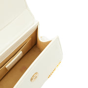 Picture of Jacquemus Cross Body Le Chiquito Moyen in White, Leather