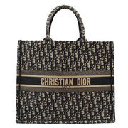 Picture of Christian Dior Tote Book Tote in Blue, Dior Oblique Embroidery