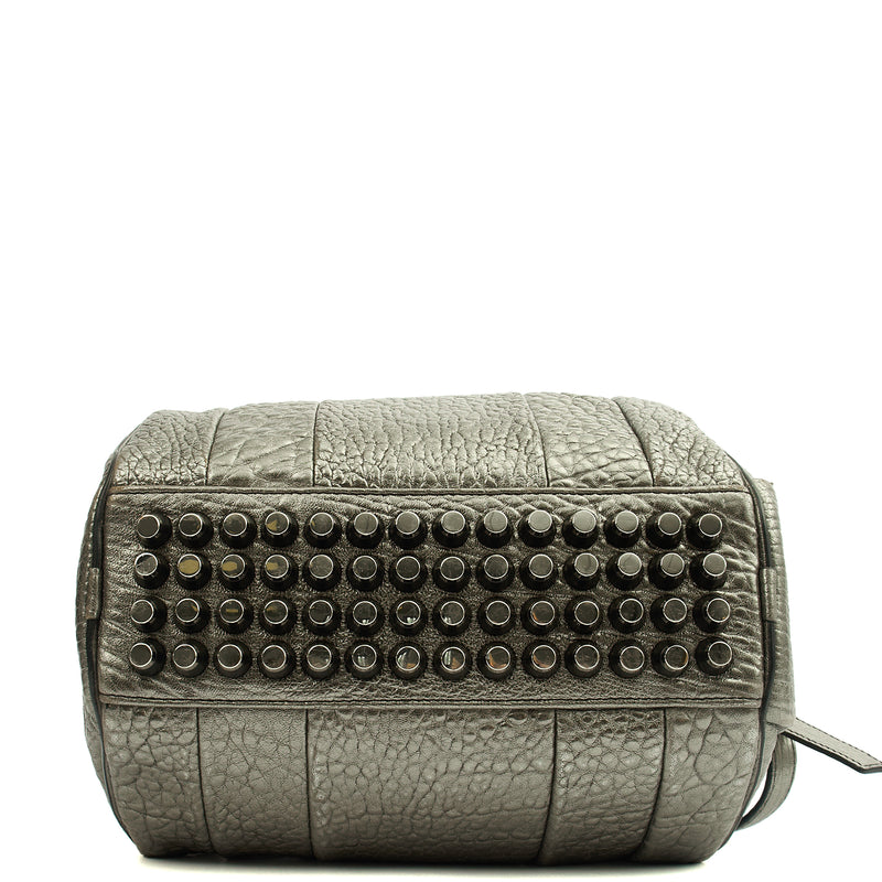 Picture of Alexander Wang Cross Body Rocco in Metallic, Leather